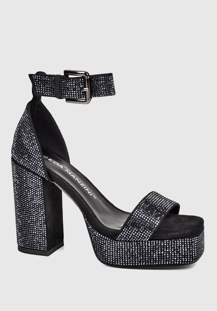 SANDALIAS MUJER EDA MANZINI NEGRO BADRA BRILLANTE CHE293S24BKD - 3