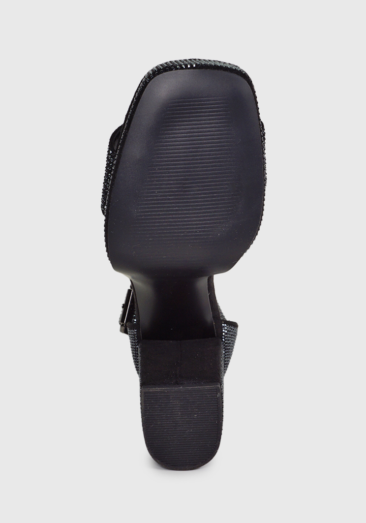 SANDALIAS MUJER EDA MANZINI NEGRO BADRA BRILLANTE CHE293S24BKD - 7