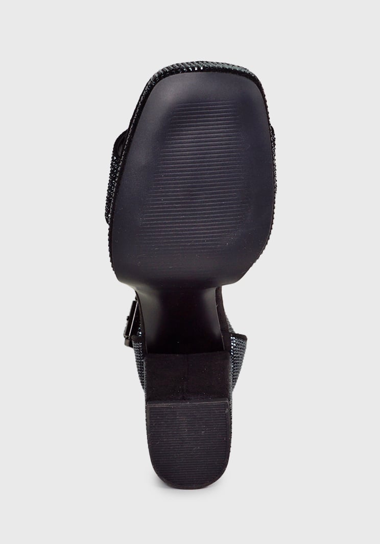 SANDALIAS MUJER EDA MANZINI NEGRO BADRA BRILLANTE CHE293S24BKD - 8