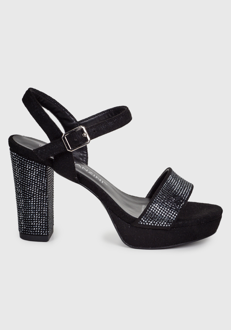 SANDALIAS MUJER EDA MANZINI NEGRO ALESSA BRILLANTE CHE297S24BKD - 3