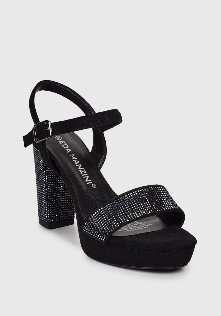 SANDALIAS MUJER EDA MANZINI NEGRO ALESSA BRILLANTE CHE297S24BKD - 4
