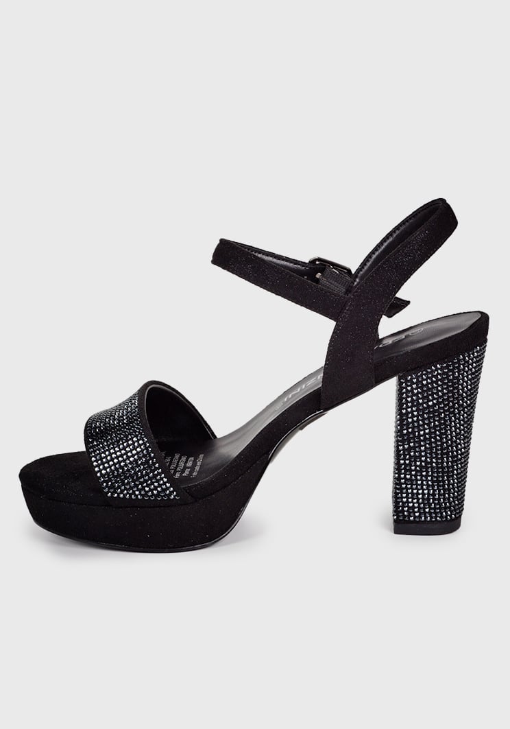 SANDALIAS MUJER EDA MANZINI NEGRO ALESSA BRILLANTE CHE297S24BKD - 5