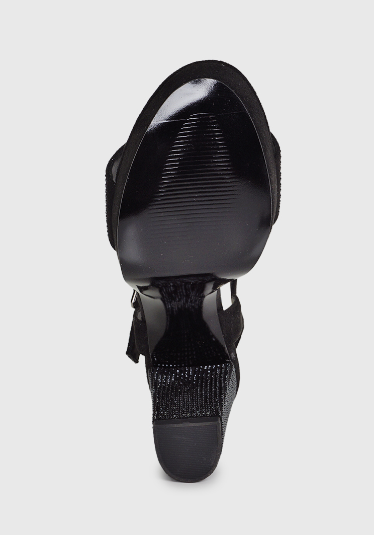 SANDALIAS MUJER EDA MANZINI NEGRO ALESSA BRILLANTE CHE297S24BKD - 6