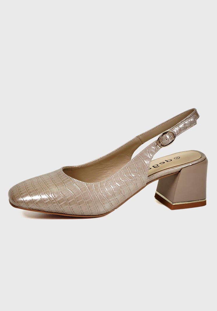 ZAPATO CUERO ASENAT BEIGE - 2