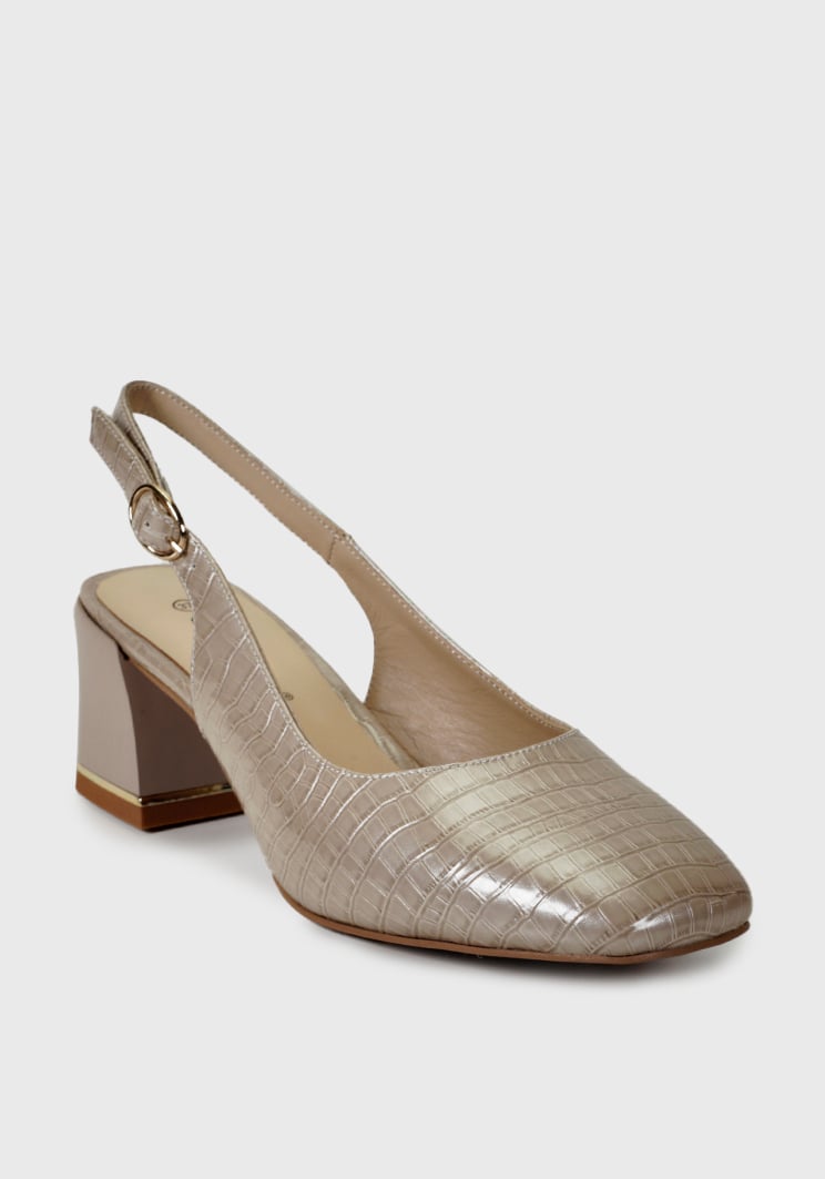 ZAPATO CUERO ASENAT BEIGE - 4