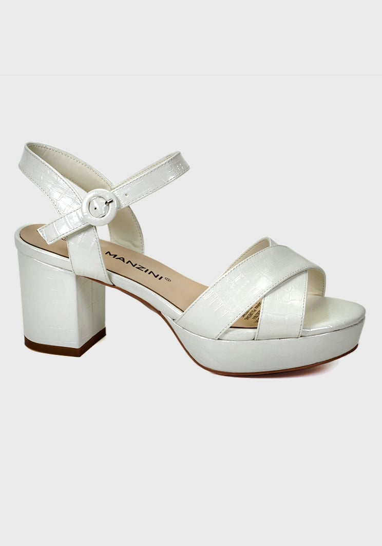 SANDALIAS MUJER EDA MANZINI SARABE PLATEADO CHE263S24PER - 2