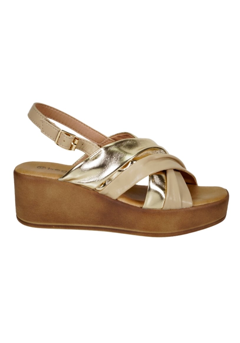 SANDALIA GHIA BEIGE - 1