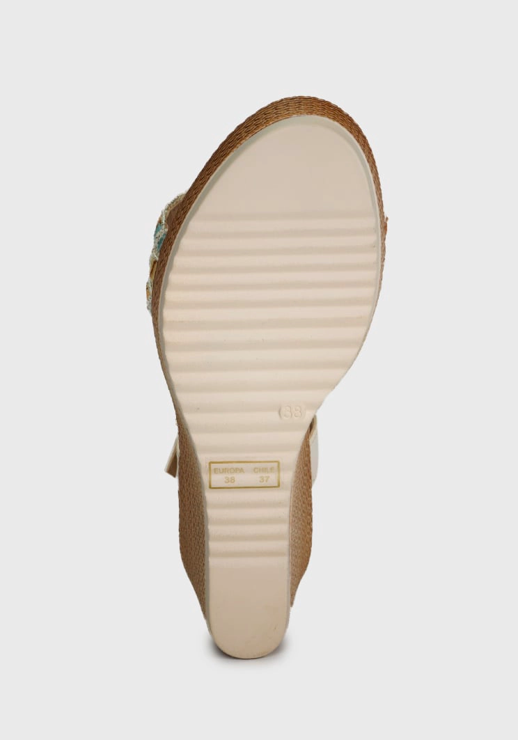SANDALIAS MUJER EDA MANZINI XIMENA BEIGE WOE584S24BEG - 6