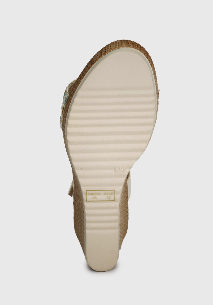 SANDALIAS MUJER EDA MANZINI XIMENA BEIGE WOE584S24BEG - 6