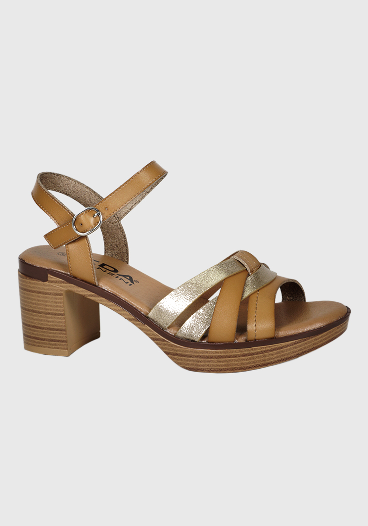 SANDALIA OLIVIE CAMEL - 1