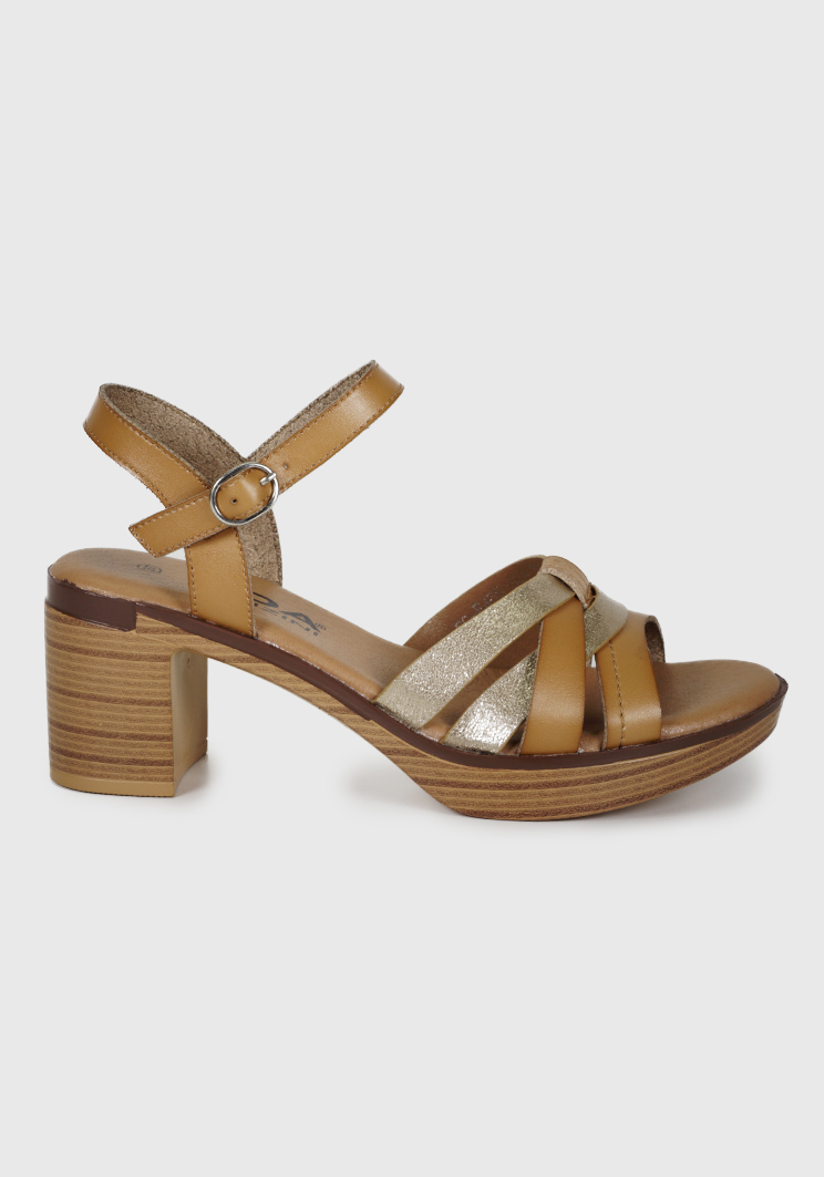 SANDALIA OLIVIE CAMEL - 2