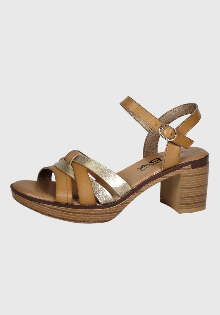 SANDALIA OLIVIE CAMEL - 3