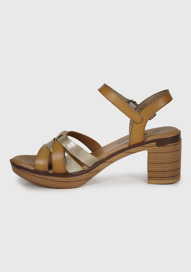 SANDALIA OLIVIE CAMEL - 5