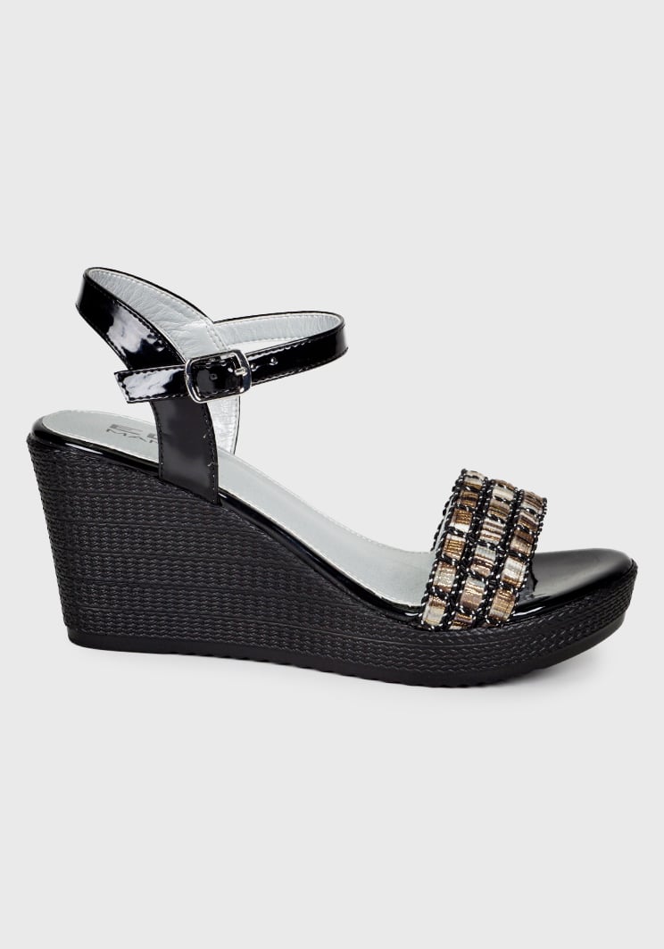 SANDALIAS MUJER EDA MANZINI XIMENA NEGRO EGE461S24BRM - 3
