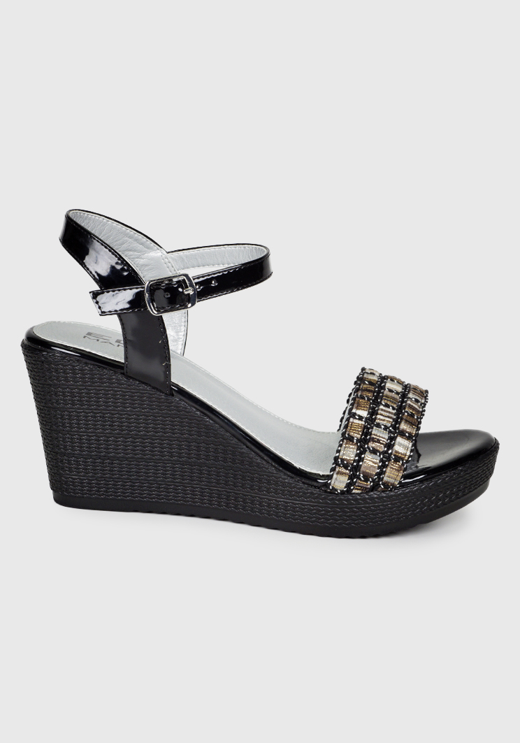 SANDALIAS MUJER EDA MANZINI XIMENA NEGRO EGE461S24BRM - 3