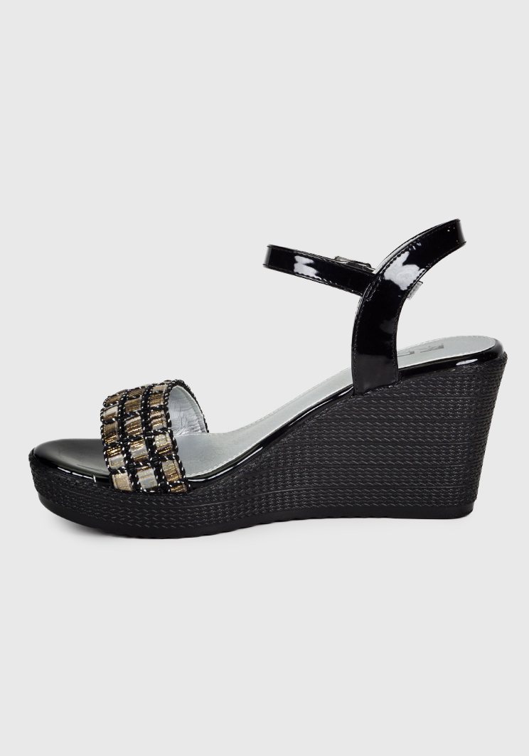 SANDALIAS MUJER EDA MANZINI XIMENA NEGRO EGE461S24BRM - 5