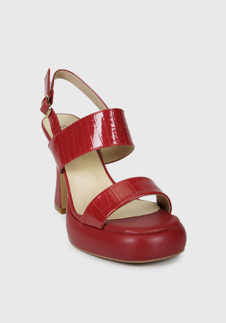 SANDALIAS MUJER DEGAS CUERO KADER ROJO CH0548S24RED - 4