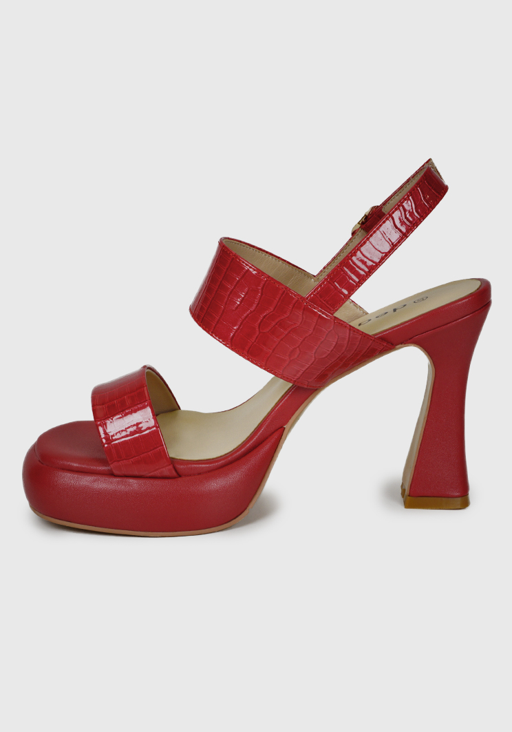 SANDALIAS MUJER DEGAS CUERO KADER ROJO CH0548S24RED - 5