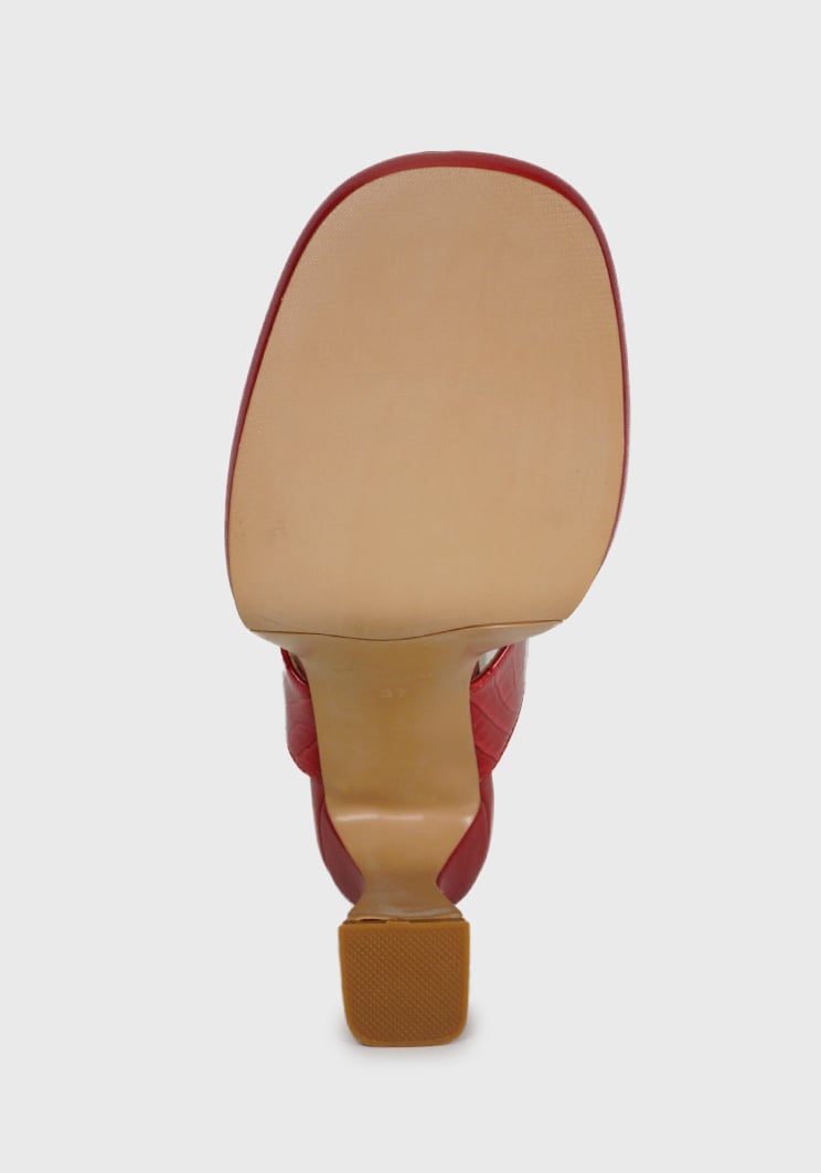 SANDALIAS MUJER DEGAS CUERO KADER ROJO CH0548S24RED - 7