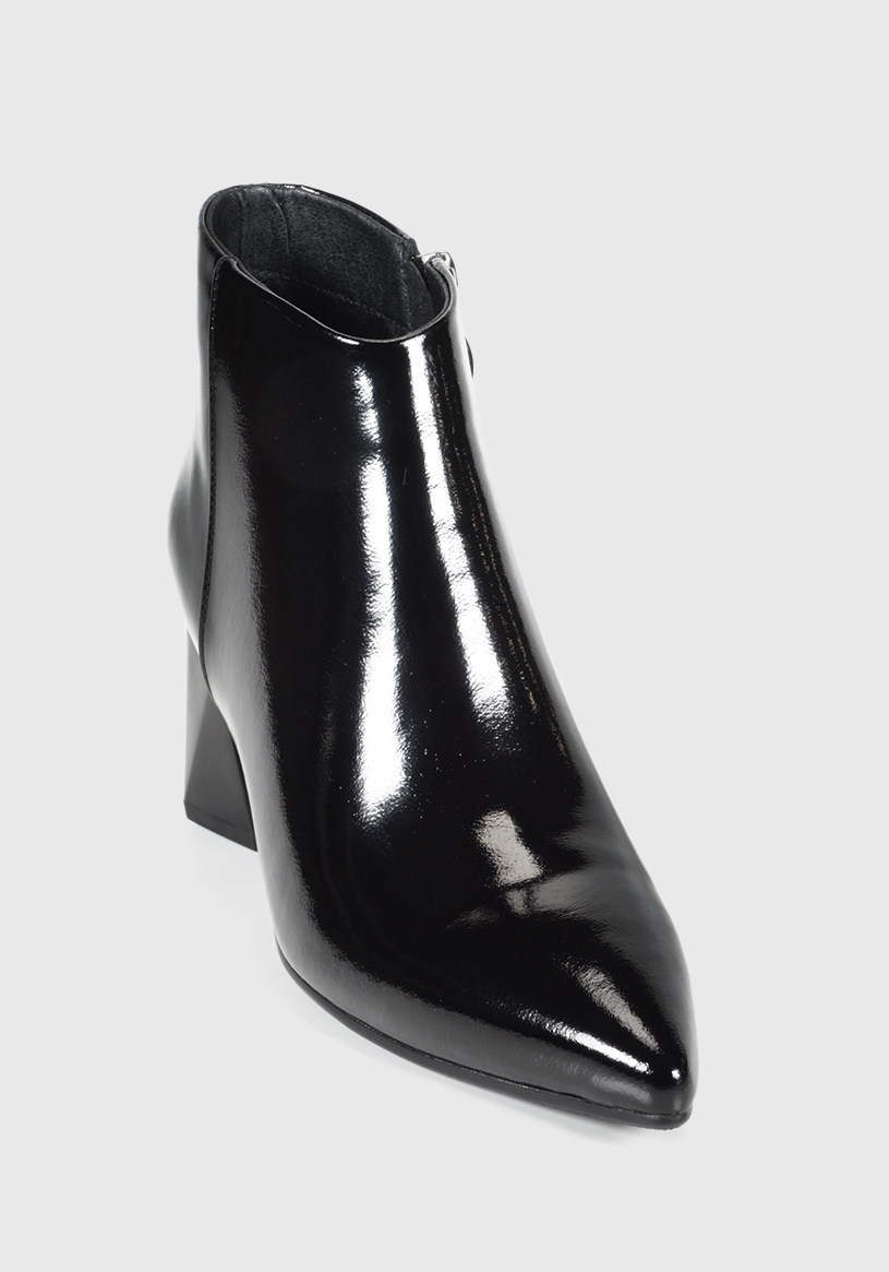 BOTÍN CUERO NEGRO ALFANA FORMAL - 3