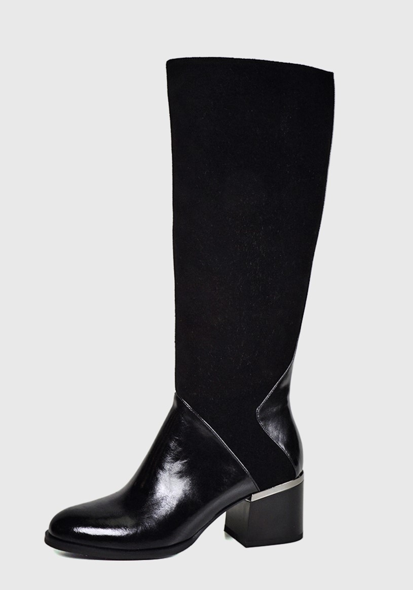 BOTAS MUJER DEGAS CUERO NEGRO KALANIT CH0599W24BLK - 2