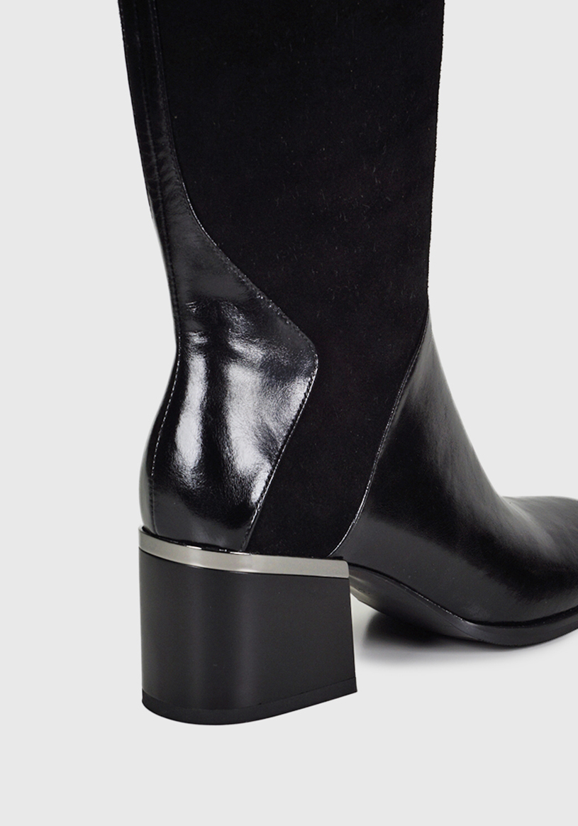 BOTAS MUJER DEGAS CUERO NEGRO KALANIT CH0599W24BLK - 4