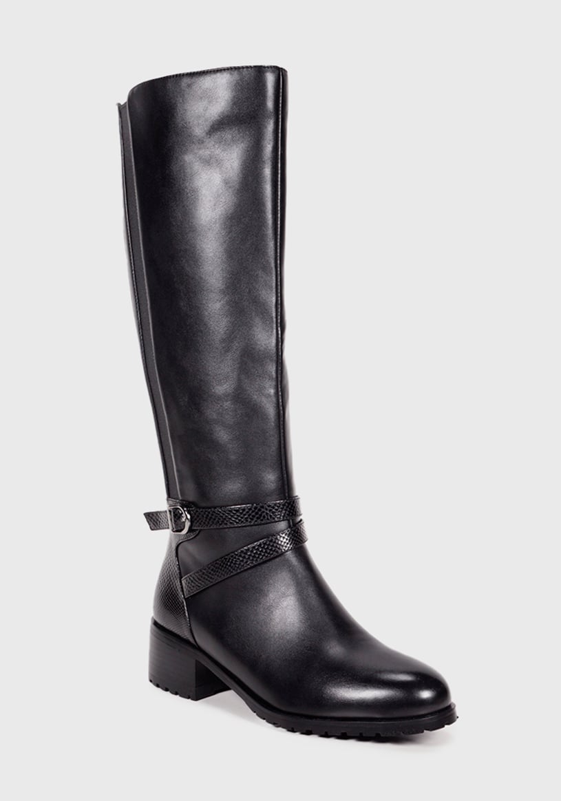 BOTA JOSUNE EN COLOR NEGRO - 3