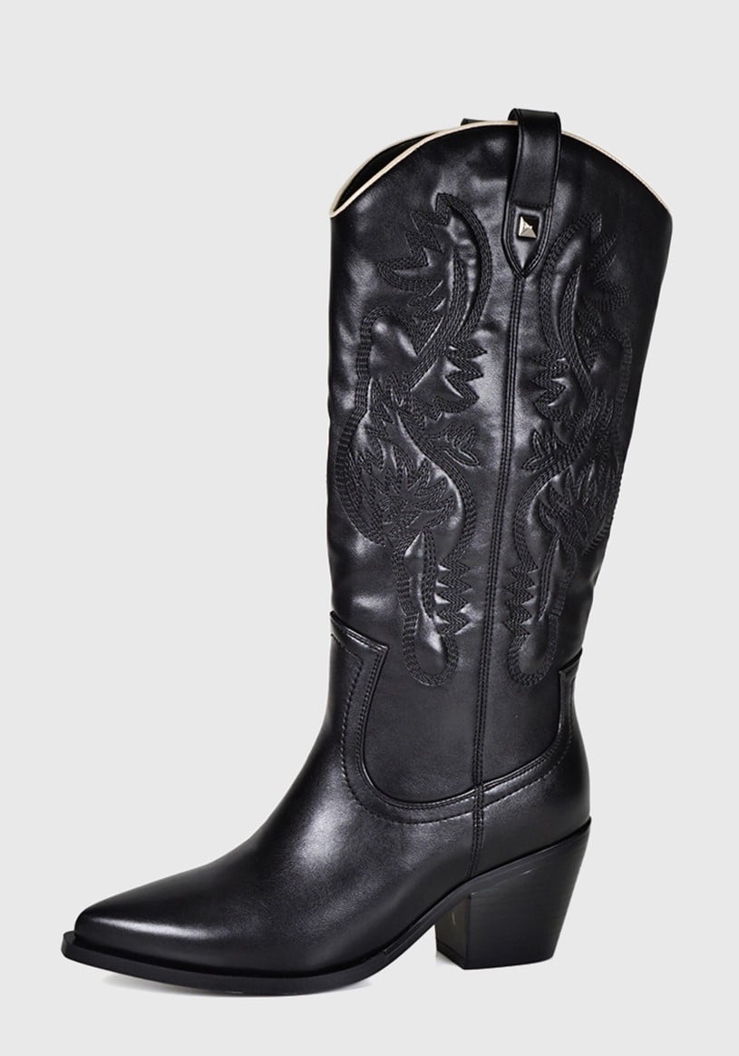BOTA NISSA EN COLOR NEGRO - 3