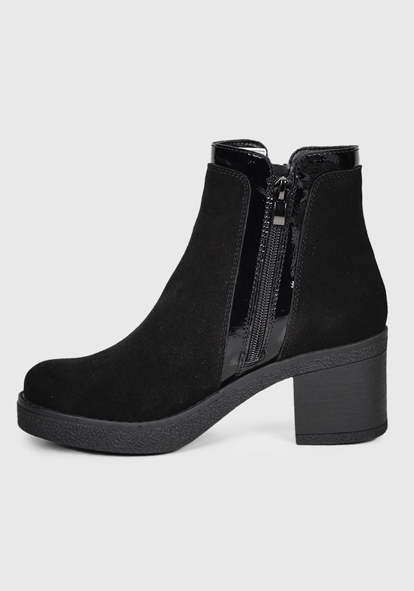 BOTÍN CUERO NEGRO MANIER CASUAL - 5