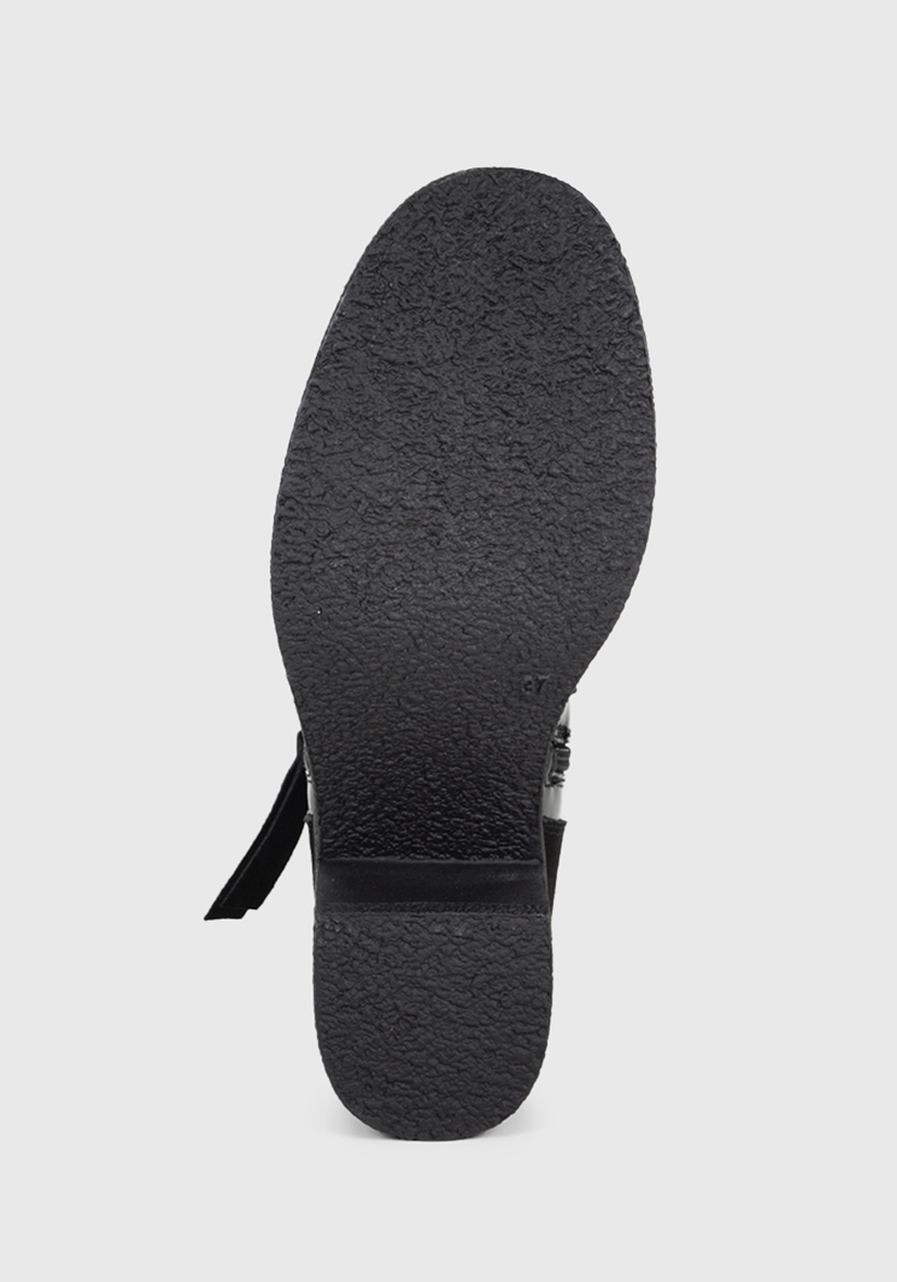 BOTÍN CUERO NEGRO MANIER CASUAL - 7