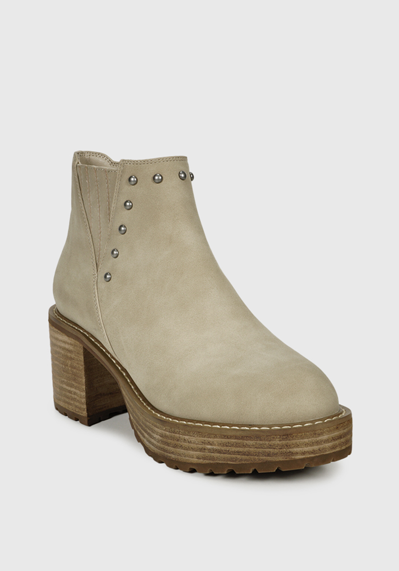 BOTÍN BEIGE JAVIANA CASUAL - 4