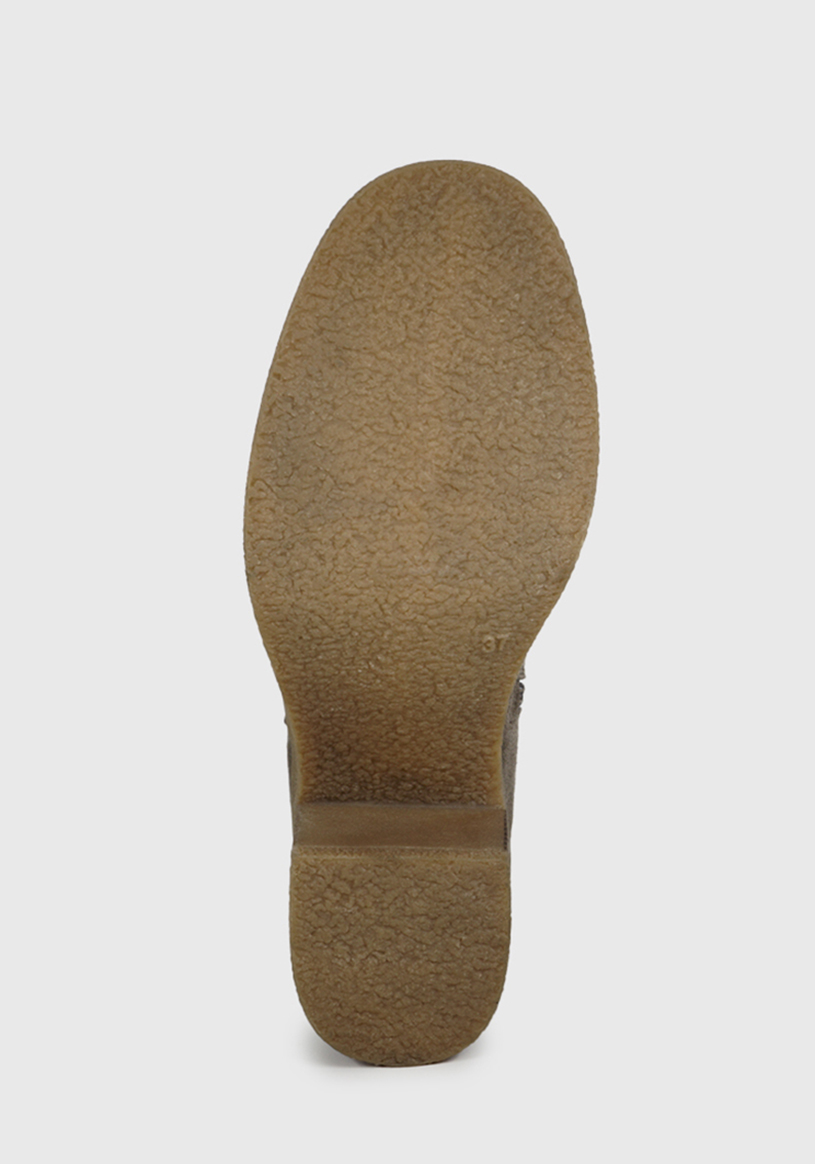 BOTÍN CUERO TAUPE MALIA CASUAL - 6
