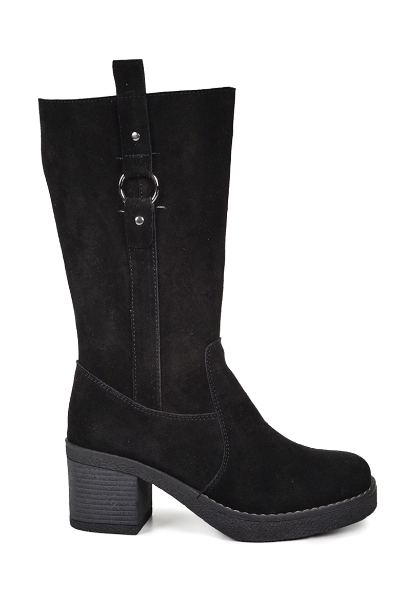 BOTA CUERO REJEAN NEGRO - 1