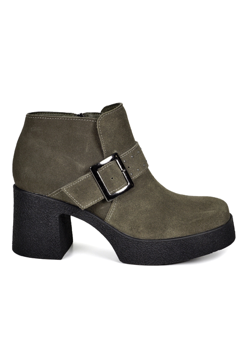 ZAPATO CUERO FRANCESCA GRIS - 1