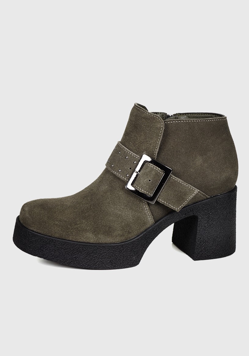 ZAPATO CUERO FRANCESCA GRIS - 2