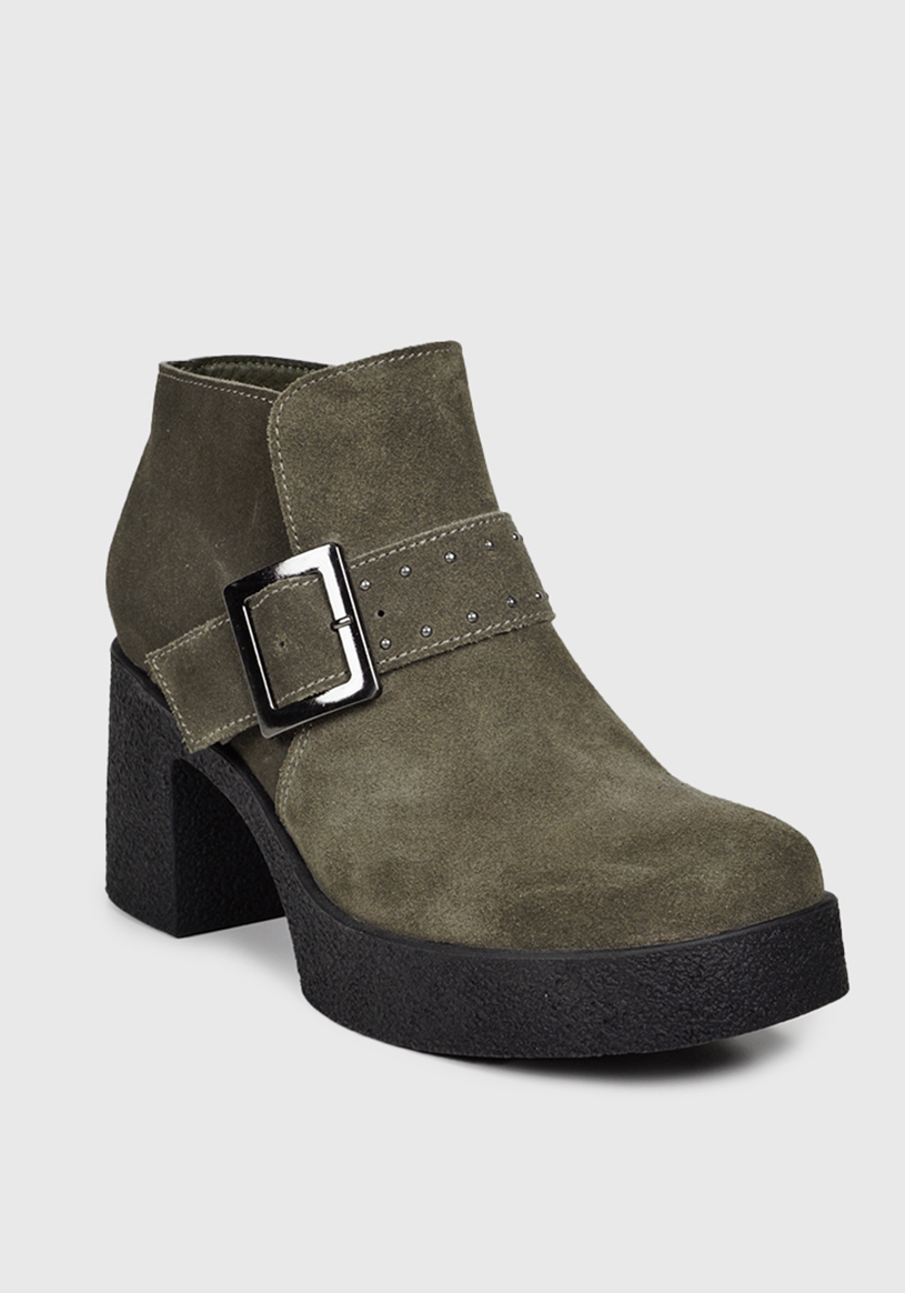 ZAPATO CUERO FRANCESCA GRIS - 3