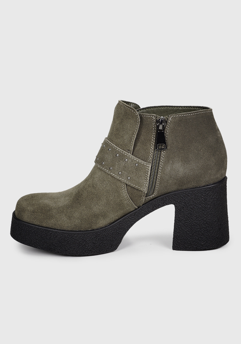ZAPATO CUERO FRANCESCA GRIS - 5