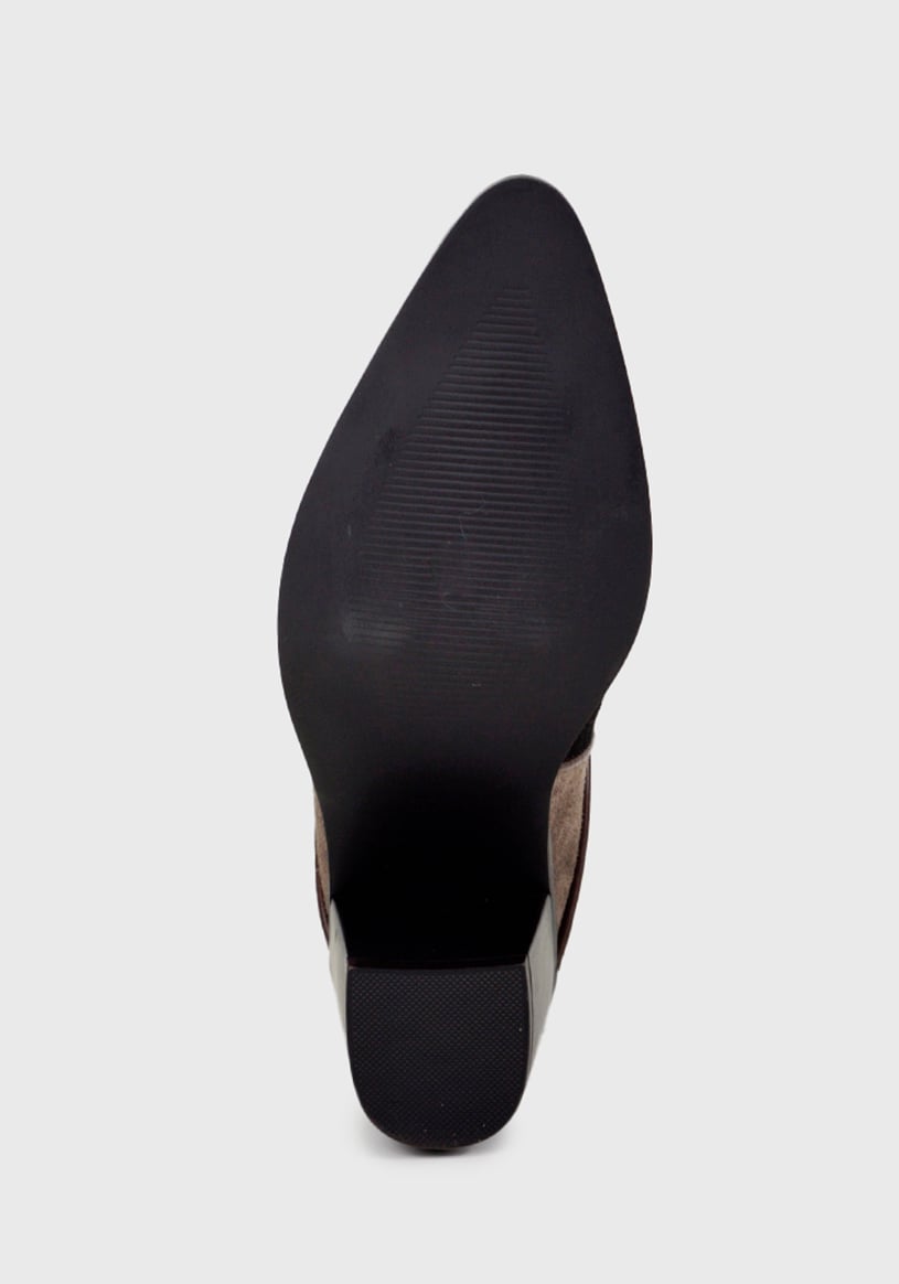 BOTÍN CUERO NEGRO ZALOA CASUAL - 6