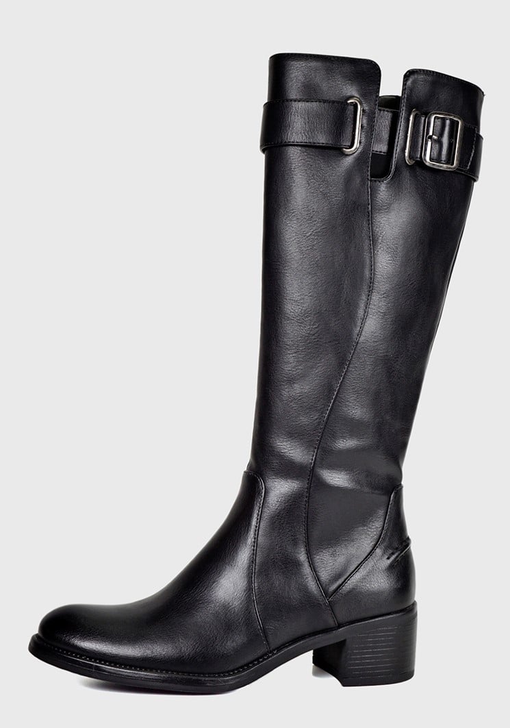 BOTAS MUJER EDA MANZINI CUERO NEGRO CORFU EGE523W24BLK - 1