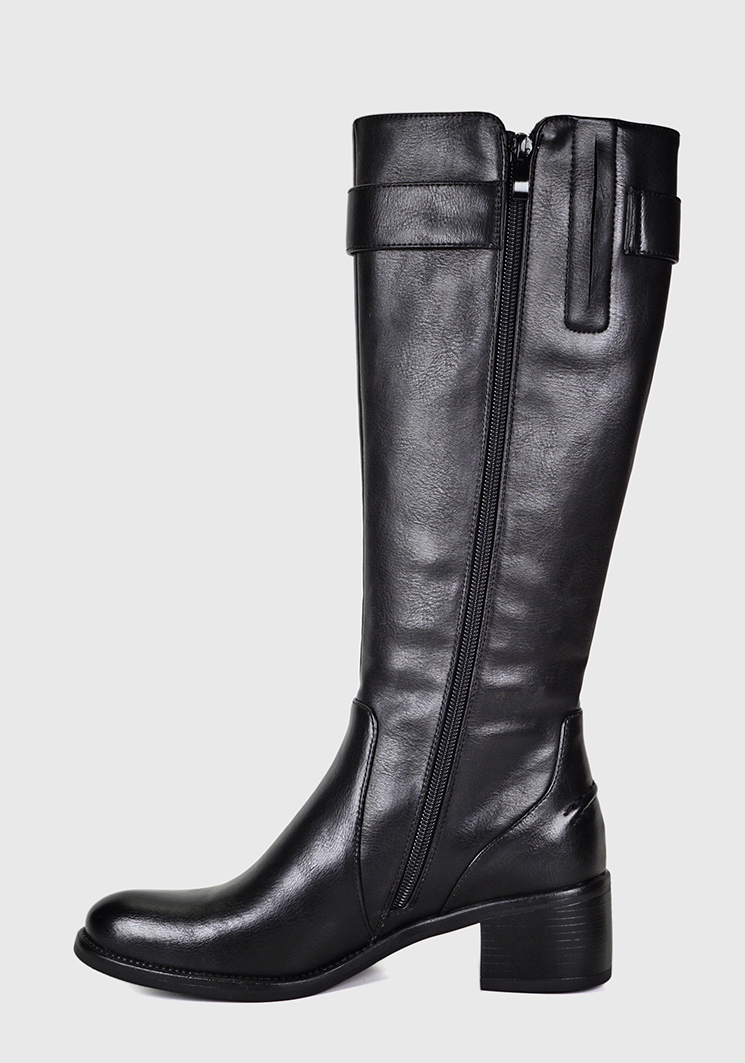 BOTAS MUJER EDA MANZINI CUERO NEGRO CORFU EGE523W24BLK - 4