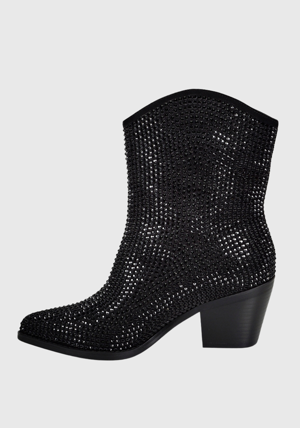 BOTÍN NEGRO LUCILLE BRILLANTE FORMAL - 6