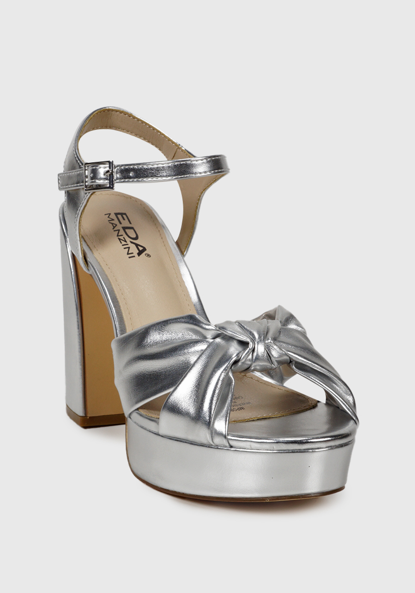 SANDALIAS MUJER EDA MANZINI LISE PLATEADO DRE211W24SIL - 6