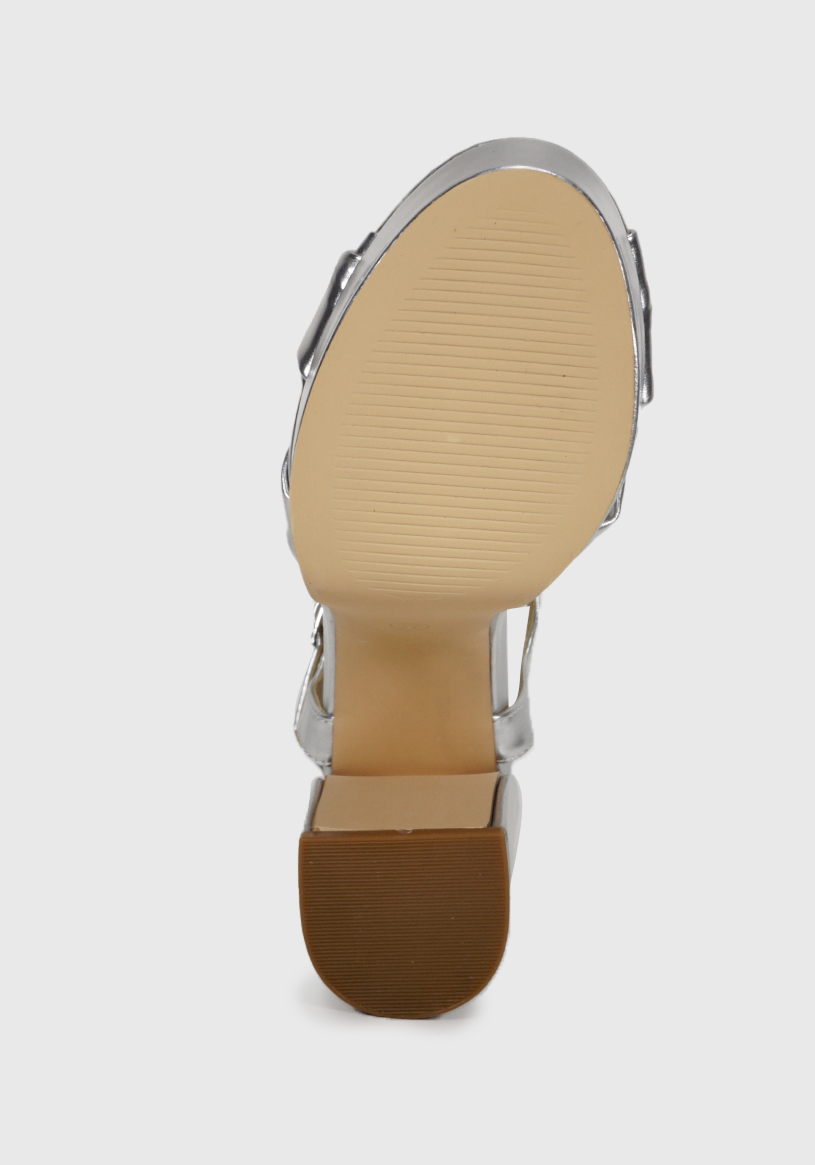 SANDALIAS MUJER EDA MANZINI LISE PLATEADO DRE211W24SIL - 8