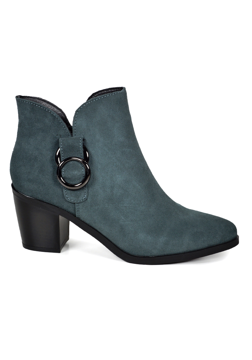 BOTÍN CUERO VERDE HIGINIA CASUAL - 1