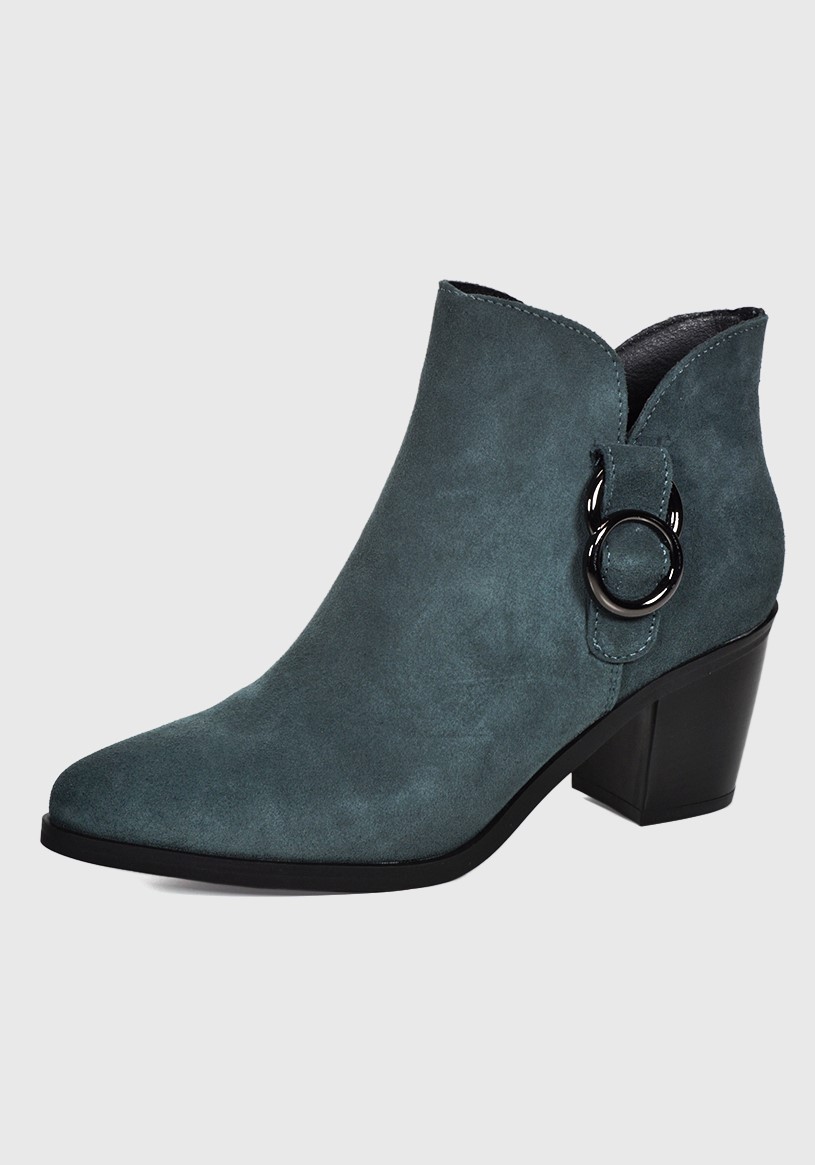 BOTÍN CUERO VERDE HIGINIA CASUAL - 2