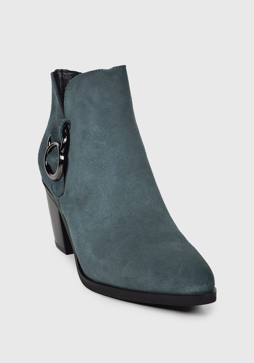 BOTÍN CUERO VERDE HIGINIA CASUAL - 3