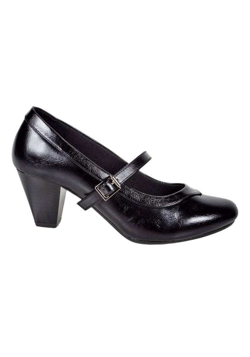 ZAPATO DE CUECA CLARIA NEGRO 39