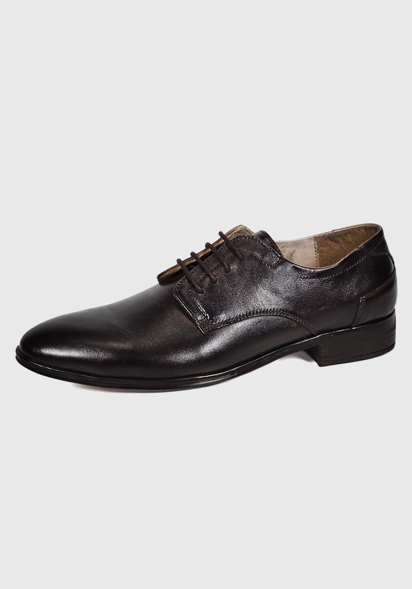 ZAPATO CUERO MILAN CAFÉ OSCURO - 1