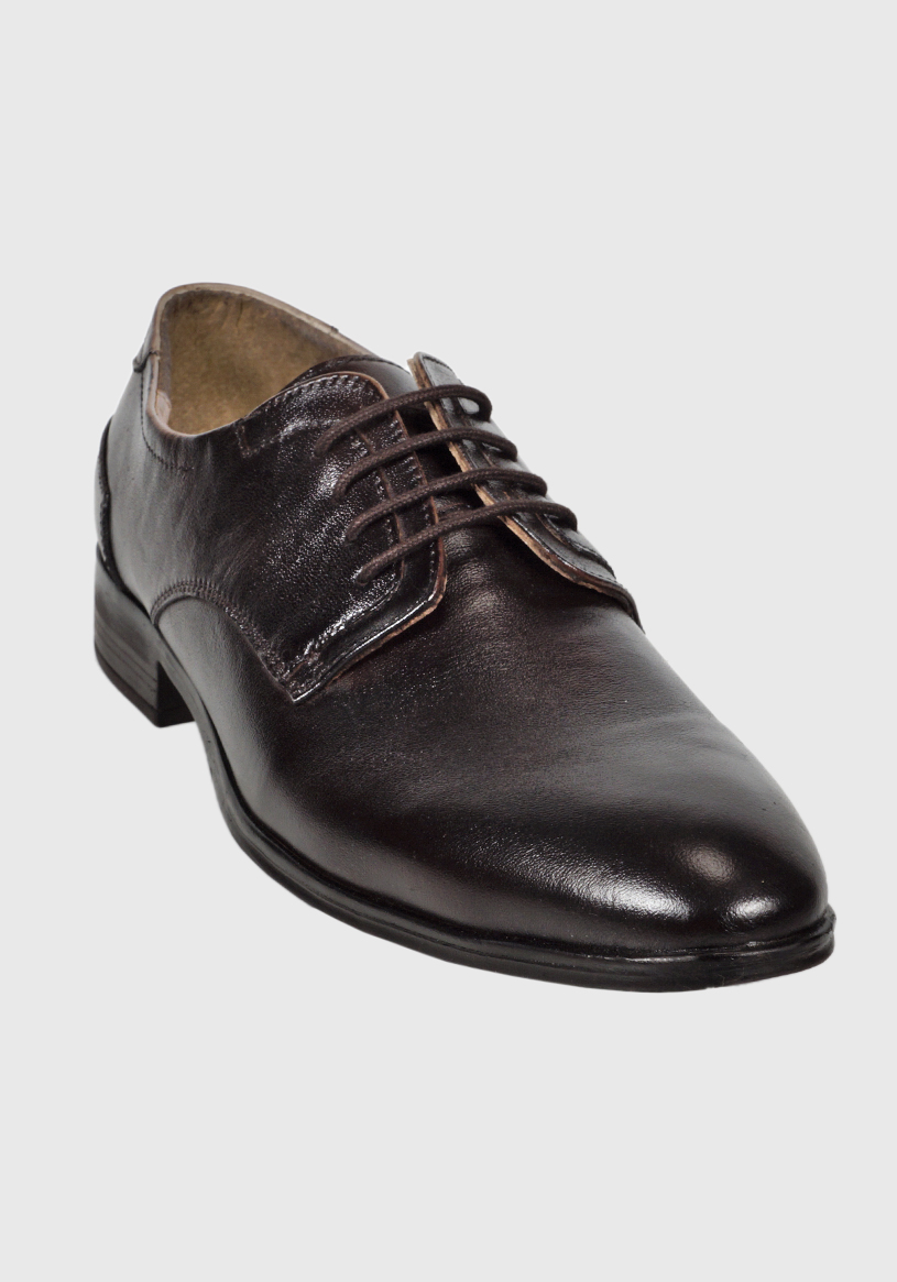 ZAPATO CUERO MILAN CAFÉ OSCURO - 4
