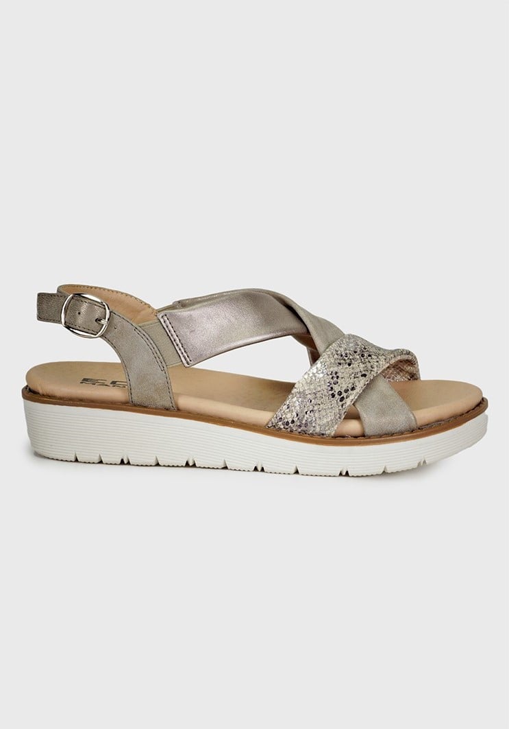 SANDALIAS MUJER EDA MANZINI TAUPE DAINARA WOE554S23TAU - 2
